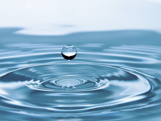 Nachhaltigkeit drops of water 